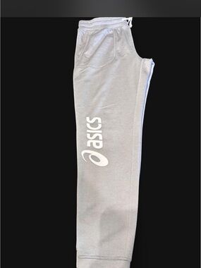 ASICS Gray Logo Sweatpants